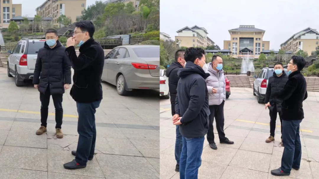 市永乐国际公司领导深入金泰公司开展春节前安全检查及疫情防控督导工作